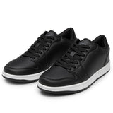 Alpine Swiss Nate Mens Fashion Sneakers Casual Low Top Comfortable Tennis Shoes – Black