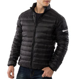 Alpine Swiss Niko Men’s Puffer Jacket Warm Down Alternative Insulated Coat – Black