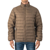 Alpine Swiss Niko Men’s Puffer Jacket Warm Down Alternative Insulated Coat – Taupe