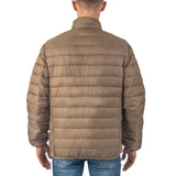 Alpine Swiss Niko Men’s Puffer Jacket Warm Down Alternative Insulated Coat – Taupe
