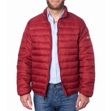 Alpine Swiss Niko Men’s Puffer Jacket Warm Down Alternative Insulated Coat – Red