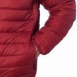 Alpine Swiss Niko Men’s Puffer Jacket Warm Down Alternative Insulated Coat – Red