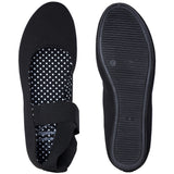 Alpine Swiss Peony Ballet Flats Shoes For Women Elastic Ankle Strap Flats Round – Black