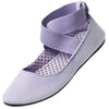 Alpine Swiss Peony Ballet Flats Shoes For Women Elastic Ankle Strap Flats Round – Lilac