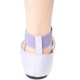 Alpine Swiss Peony Ballet Flats Shoes For Women Elastic Ankle Strap Flats Round – Lilac