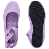 Alpine Swiss Peony Ballet Flats Shoes For Women Elastic Ankle Strap Flats Round – Orchid