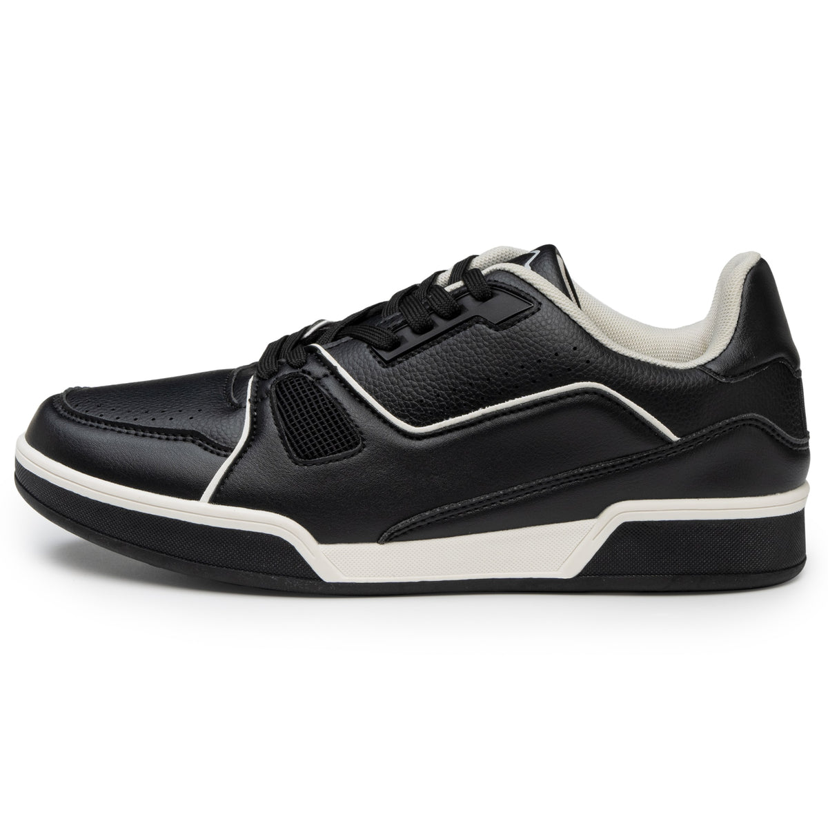 Alpine Swiss Remy Mens Fashion Sneakers Low Top Casual Comfortable Tennis Shoes – Black