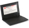 Alpine Swiss Thin Front Pocket Wallet Business Card Case 2 ID Window 6 Card Slot – Black