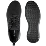 Alpine Swiss Mens Knit Fashion Sneakers Lightweight Athletic Walking Tennis Shoes – Black