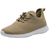 Alpine Swiss Mens Knit Fashion Sneakers Lightweight Athletic Walking Tennis Shoes – Khaki