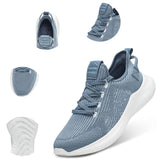 Alpine Swiss Ryan Mens Fashion Sneakers Lightweight Athletic Casual Tennis Shoes – Blue