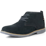 Alpine Swiss Beck Mens Suede Chukka Desert Boots Lace Up Shoes Crepe Sole Oxford – Gray