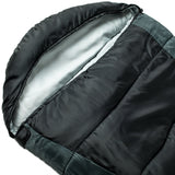 Alpine Swiss Sleeping Bag Adult Waterproof All Season Camping Backpacking Hiking – Black Gray