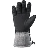 Alpine Swiss Mens Waterproof Gauntlet Ski Gloves Winter Sport Snow Board Windproof – Gray
