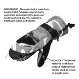 Alpine Swiss Mens Waterproof Ski Mittens 3M Thinsulate Winter Snow Sport Gloves – Camo