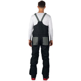 Alpine Swiss Mens Snow Bib 10K Waterproof Ski Overalls Insulated Snowboard Pants – Black