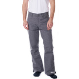 Alpine Swiss Mens Waterproof Ski Snowboarding Pants Insulated Winter Snow Pants – Gray