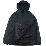 Alpine Swiss Men Anorak Snowboard Jacket Waterproof Windproof Winter Sport Shell – Black