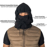 Alpine Swiss Fleece Winter Ski Mask Balaclava Warm Face Head Cover Helmet Hood – Black