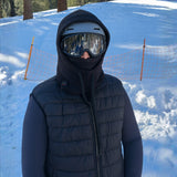 Alpine Swiss Fleece Winter Ski Mask Balaclava Warm Face Head Cover Helmet Hood – Black