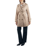 Alpine Swiss Siena Women Rain Jacket Waterproof Trench Coat Lightweight Raincoat – Khaki