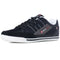 Alpine Swiss Mens Retro Sneakers Euro Vintage Inspired Low Top Shoes Suede Trim – Black