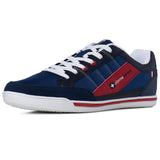 Alpine Swiss Mens Retro Sneakers Euro Vintage Inspired Low Top Shoes Suede Trim – Navy