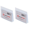 Alpine Swiss SET OF 2 Clear Plastic Wallet Inserts 12 Pages Picture Card Holder – Clear