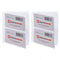 Alpine Swiss Set of 2 Hipster Wallet Plastic Inserts 6 Page Picture Card Holders – Clear