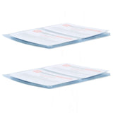 Alpine Swiss Set of 2 Hipster Wallet Plastic Inserts 6 Page Picture Card Holders – Clear