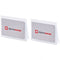 Alpine Swiss Set of 2 Plastic Wallet Inserts 6 Page Card Holder Picture Windows – Clear