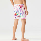 Alpine Swiss Mens Swim Shorts Beach Trunks Boardshorts Volley Shorts Quick Dry – Floral Volley Short