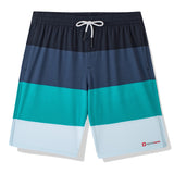 Alpine Swiss Mens Swim Shorts Beach Trunks Boardshorts Volley Shorts Quick Dry – Gray Green Boardshort