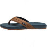 Alpine Swiss Trey Mens Flip Flops Cushion Thong Beach Sandals for Men Non-Slip Sole – Tan