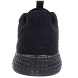 Alpine Swiss Mens Mesh Knit Slip On Sneakers Athletic Lightweight Tennis Shoes – Black