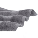 Alpine Swiss 100% Cotton 2 Piece Towel Set Soft Absorbent Face Hand Bath Towels – Gray