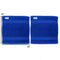 Alpine Swiss 100% Cotton 2 Piece Towel Set Soft Absorbent Face Hand Bath Towels – Royal Blue