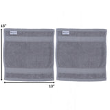 Alpine Swiss 100% Cotton 2 Piece Towel Set Soft Absorbent Face Hand Bath Towels – Gray