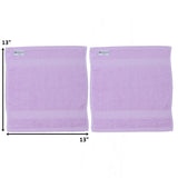 Alpine Swiss 100% Cotton 2 Piece Towel Set Soft Absorbent Face Hand Bath Towels – Lilac