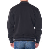 Alpine Swiss Tyler Men’s Varsity Jacket Classic Letterman Coat Baseball Bomber – Black