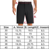 Walter shorts size chart