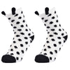 Alpine Swiss Womens Warm Fuzzy Socks Fluffy Cozy Winter Slipper Socks Size 6-10 – Polka Dot