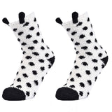 Alpine Swiss Womens Warm Fuzzy Socks Fluffy Cozy Winter Slipper Socks Size 6-10 – Polka Dot