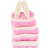 Alpine Swiss Womens Warm Fuzzy Socks Fluffy Cozy Winter Slipper Socks Size 6-10 – Pink Stripes