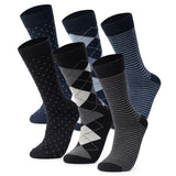 Alpine Swiss Mens Dress Socks 6 Pair Crew Sock Cotton Dress Socks for Men Solid – Work Pack