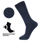 Alpine Swiss Mens Dress Socks 6 Pair Crew Sock Cotton Dress Socks for Men Solid – Work Pack