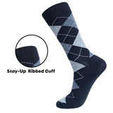 Alpine Swiss Mens Dress Socks 6 Pair Crew Sock Cotton Dress Socks for Men Solid – Work Pack