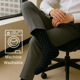 Alpine Swiss Mens Dress Socks 6 Pair Crew Sock Cotton Dress Socks for Men Solid – Business Pack
