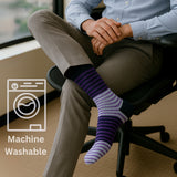 Alpine Swiss Mens Dress Socks 6 Pair Crew Sock Cotton Dress Socks for Men Solid – Bold Pack