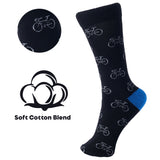 Alpine Swiss Mens Dress Socks 6 Pair Crew Sock Cotton Dress Socks for Men Solid – Nautical Pack